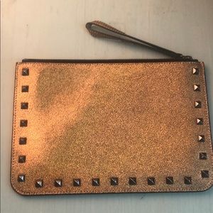 Gold Rebecca Minkoff envelope clutch